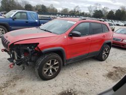 Carros salvage sin ofertas aún a la venta en subasta: 2017 Jeep Cherokee Trailhawk