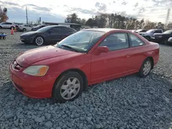 Honda Civic ex salvage cars for sale: 2002 Honda Civic EX