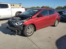 Salvage cars for sale from Copart Wilmer, TX: 2015 Hyundai Elantra SE