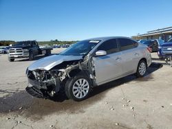 Salvage cars for sale at Memphis, TN auction: 2016 Nissan Sentra S