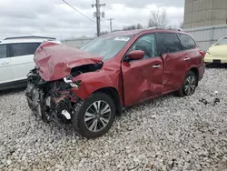 Salvage cars for sale at Wayland, MI auction: 2017 Nissan Pathfinder S