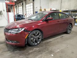 Salvage cars for sale at Ham Lake, MN auction: 2015 Chrysler 200 S