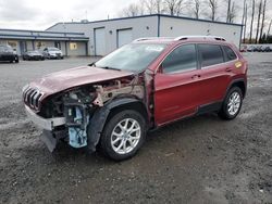 Jeep salvage cars for sale: 2017 Jeep Cherokee Latitude