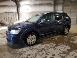 Salvage cars for sale at Chalfont, PA auction: 2018 Dodge Journey SE