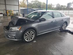 Volkswagen Passat salvage cars for sale: 2017 Volkswagen Passat SEL Premium