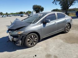 Honda Civic salvage cars for sale: 2013 Honda Civic EXL