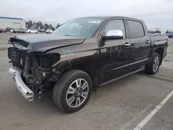 Salvage cars for sale at Rancho Cucamonga, CA auction: 2021 Toyota Tundra Crewmax 1794