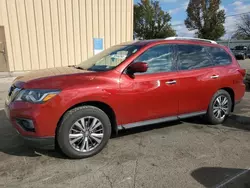 Nissan salvage cars for sale: 2019 Nissan Pathfinder S