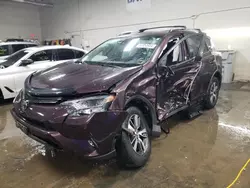 Salvage cars for sale from Copart Elgin, IL: 2017 Toyota Rav4 XLE