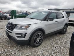 Salvage cars for sale at Wayland, MI auction: 2016 Ford Explorer Sport