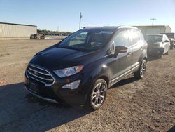 Salvage cars for sale at Temple, TX auction: 2019 Ford Ecosport Titanium