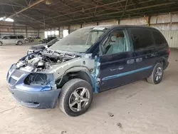 Dodge salvage cars for sale: 2002 Dodge Caravan EC