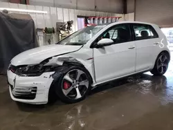 Salvage cars for sale at Elgin, IL auction: 2017 Volkswagen GTI Sport