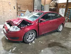 Salvage cars for sale at Ebensburg, PA auction: 2016 Ford Focus SE