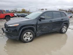 Jeep salvage cars for sale: 2017 Jeep Cherokee Sport