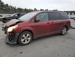 Toyota salvage cars for sale: 2013 Toyota Sienna LE