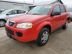 Salvage cars for sale at Pekin, IL auction: 2007 Saturn Vue