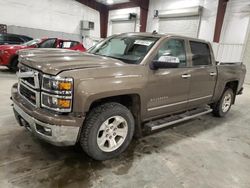 Salvage trucks for sale at Avon, MN auction: 2014 Chevrolet Silverado K1500 LTZ