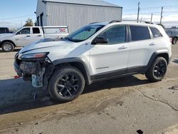 Jeep salvage cars for sale: 2017 Jeep Cherokee Trailhawk