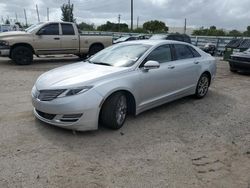 Salvage cars for sale at Miami, FL auction: 2015 Lincoln MKZ