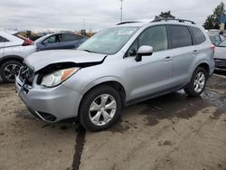 Salvage cars for sale from Copart Woodhaven, MI: 2014 Subaru Forester 2.5I Limited