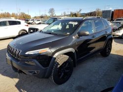 Salvage cars for sale at Bridgeton, MO auction: 2015 Jeep Cherokee Trailhawk