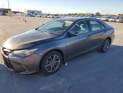 Salvage cars for sale from Copart Grand Prairie, TX: 2015 Toyota Camry LE