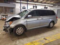 Salvage cars for sale at Wheeling, IL auction: 2010 Honda Odyssey EXL