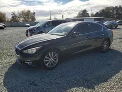 Salvage cars for sale at Mebane, NC auction: 2016 Infiniti Q50 Premium