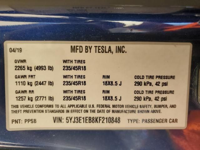 2019 Tesla Model 3