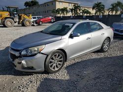 Chevrolet Malibu salvage cars for sale: 2015 Chevrolet Malibu LTZ