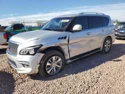 Salvage cars for sale at Phoenix, AZ auction: 2016 Infiniti QX80