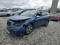 Subaru salvage cars for sale: 2021 Subaru Outback Touring