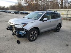 Salvage cars for sale at Ellwood City, PA auction: 2018 Subaru Forester 2.5I Premium