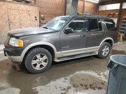 Salvage cars for sale at Ebensburg, PA auction: 2005 Ford Explorer Eddie Bauer