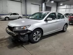 Carros salvage sin ofertas aún a la venta en subasta: 2013 Honda Accord LX