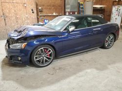 Salvage cars for sale at Ebensburg, PA auction: 2018 Audi S5 Prestige