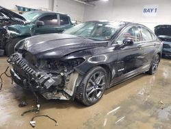 Salvage cars for sale at Elgin, IL auction: 2018 Ford Fusion SE Hybrid