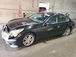 Salvage cars for sale from Copart Blaine, MN: 2012 Infiniti G37