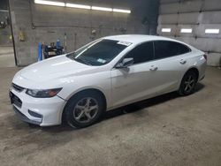 Chevrolet salvage cars for sale: 2018 Chevrolet Malibu LS