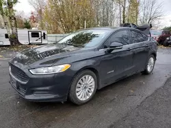 Salvage cars for sale at Portland, OR auction: 2016 Ford Fusion SE Hybrid