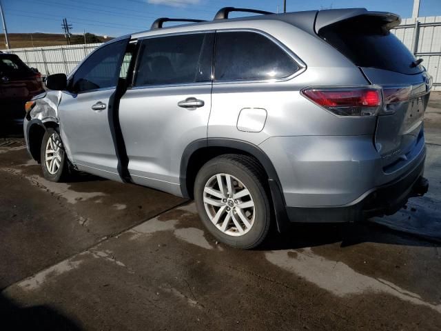 2016 Toyota Highlander LE