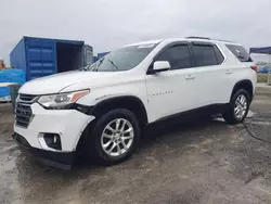 Chevrolet salvage cars for sale: 2018 Chevrolet Traverse LT