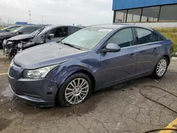 2013 Chevrolet Cruze ECO en venta en Woodhaven, MI