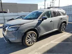 Nissan salvage cars for sale: 2022 Nissan Pathfinder Platinum