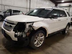 Salvage cars for sale at Avon, MN auction: 2014 Ford Explorer XLT