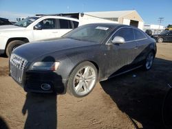 Salvage cars for sale at Brighton, CO auction: 2009 Audi S5 Quattro