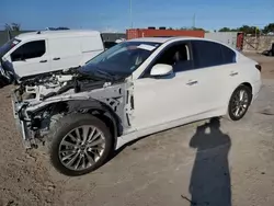 Infiniti salvage cars for sale: 2019 Infiniti Q50 Luxe