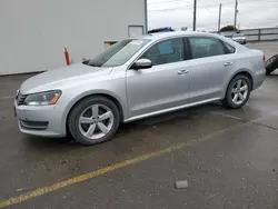 Volkswagen Vehiculos salvage en venta: 2013 Volkswagen Passat SE