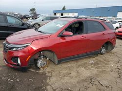 Salvage cars for sale at Woodhaven, MI auction: 2023 Chevrolet Equinox RS